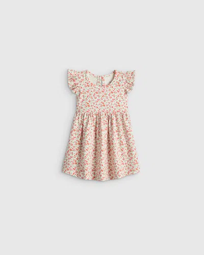 Quince Kids' Sleeveless Ruffle Dress In Pink
