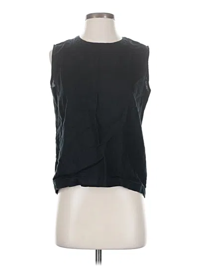 Pre-owned Quince Sleeveless T-shirt In Black