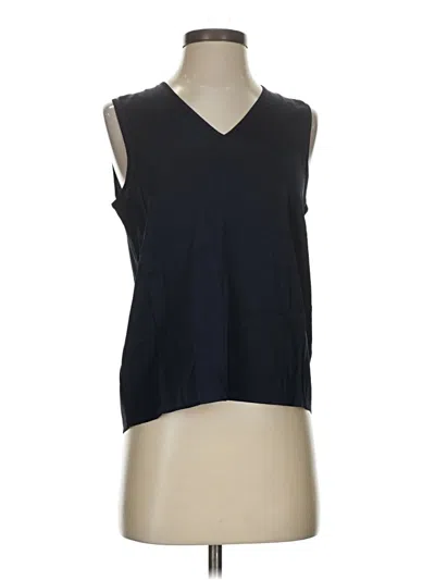 Quince Sleeveless T-shirt In Black