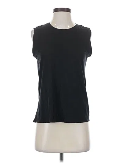 Pre-owned Quince Sleeveless T-shirt In Black