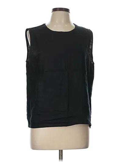 Pre-owned Quince Sleeveless T-shirt In Black
