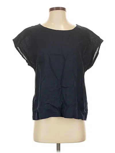 Pre-owned Quince Sleeveless T-shirt In Black