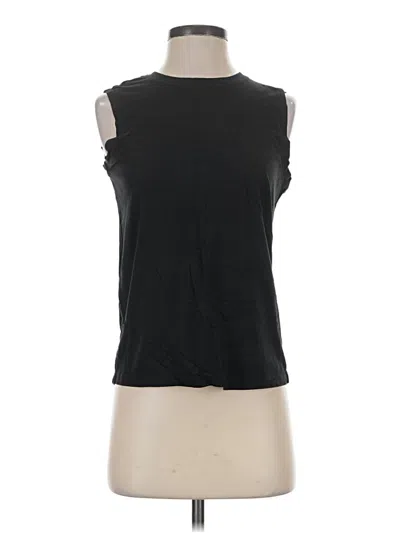 Pre-owned Quince Sleeveless T-shirt In Black