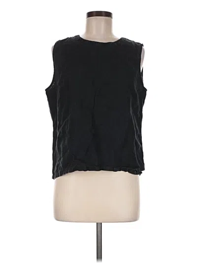 Pre-owned Quince Sleeveless T-shirt In Black