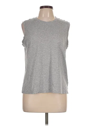 Pre-owned Quince Sleeveless T-shirt In Gray