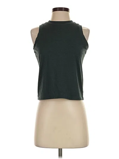 Pre-owned Quince Sleeveless T-shirt In Green