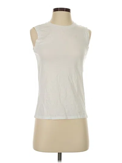 Pre-owned Quince Sleeveless T-shirt In Ivory