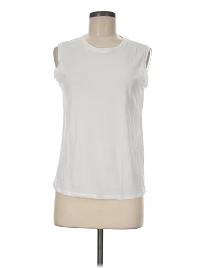 Pre-owned Quince Sleeveless T-shirt In White