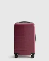 Quince Small Carry-on Suitcase In Burgundy