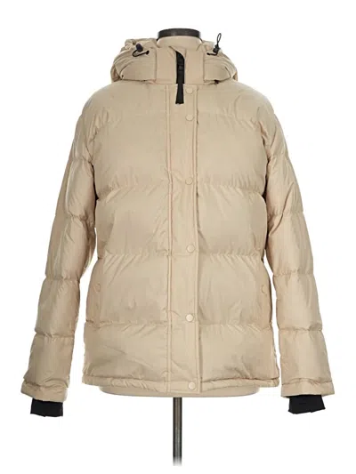 Pre-owned Quince Snow Jacket In Gold