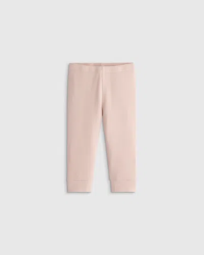 Quince Kids' Softest Rib Leggings In Pink