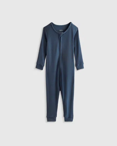 Quince Kids' Softest Rib One Piece In Blue