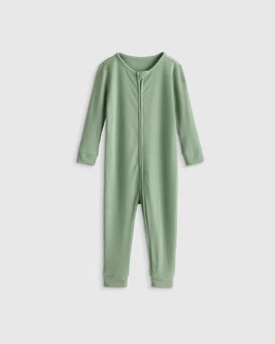 Quince Kids' Softest Rib One Piece In Green