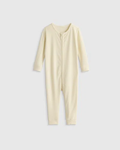 Quince Kids' Softest Rib One Piece In White