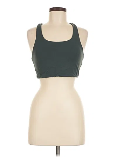 Pre-owned Quince Sports Bra In Green