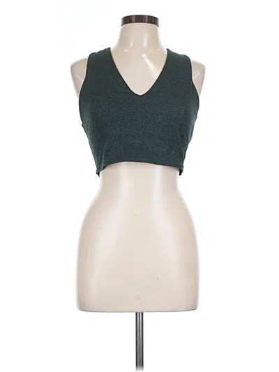 Pre-owned Quince Sports Bra In Green