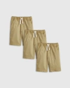 QUINCE STRETCH CHINO SHORTS 3-PACK