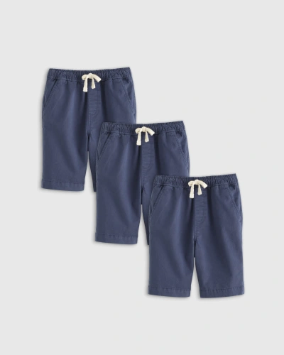 Quince Stretch Chino Shorts 3-pack In Navy