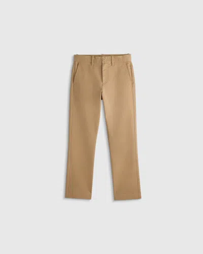 Quince Kids' Stretch Classic Chino In Brown
