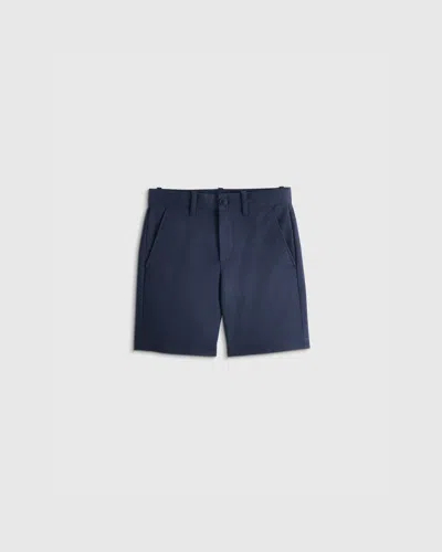 Quince Kids' Stretch Classic Chino Short In Blue