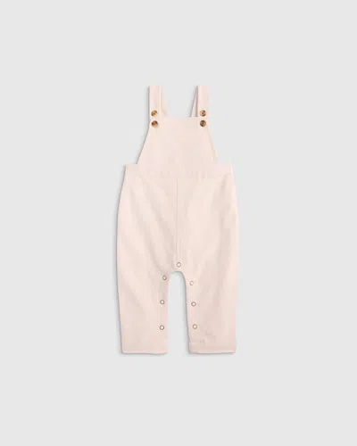 Quince Kids' Stretch Corduroy Overall In White