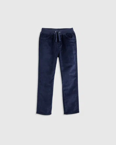 Quince Kids' Stretch Corduroy Pull-on Pants In Blue