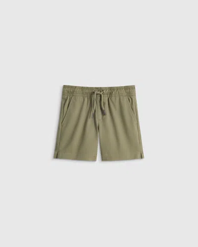 Quince Kids' Stretch Pull-on Chino Short In Green