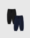 QUINCE SUPERSOFT FLEECE JOGGERS 2-PACK