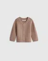 Quince Sweater Cardigan Sweater In Brown