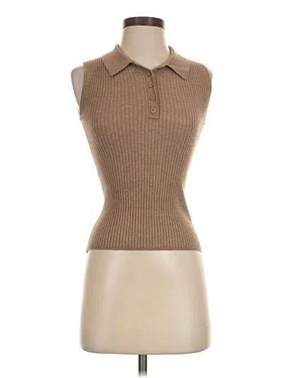 Pre-owned Quince Sweater Vest In Tan