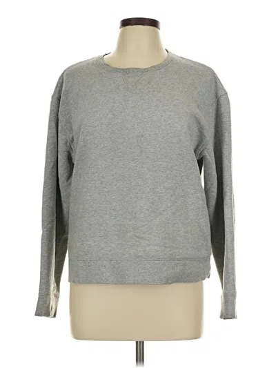 Pre-owned Quince Sweatshirt In Gray