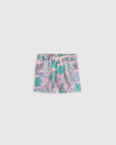 Quince Kids' Swim Trunk In Palms