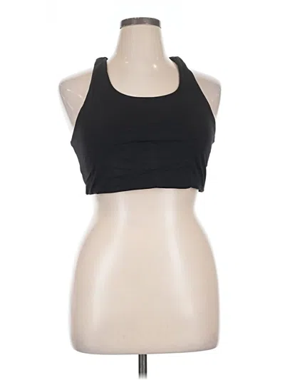 Pre-owned Quince Tank Top Black Halter Neckline Tops