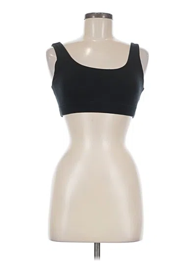 Pre-owned Quince Tank Top Black Strapless Neckline Tops