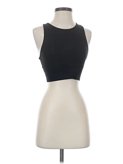 Pre-owned Quince Tank Top Black Strapless Neckline Tops