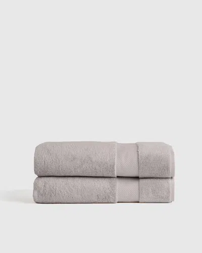 Quince Turkish Ultra Plush Bath Sheet In Gray