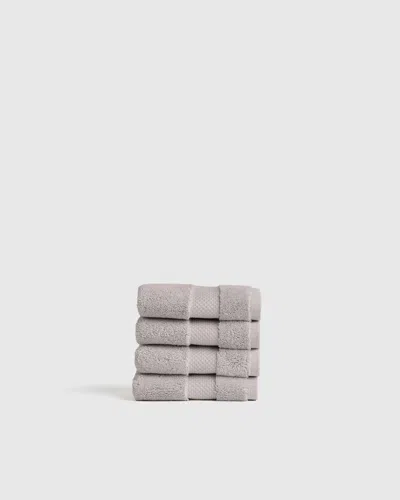 Quince Turkish Ultra Plush Washcloth In Gray