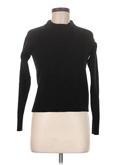 Pre-owned Quince Turtleneck Sweater In Black