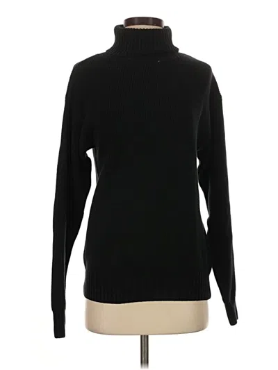 Pre-owned Quince Turtleneck Sweater In Black