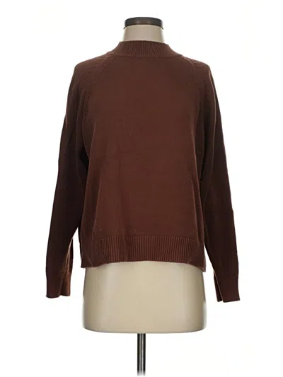 Pre-owned Quince Turtleneck Sweater In Brown
