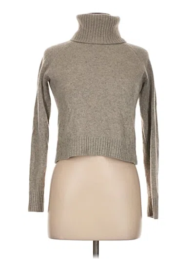 Pre-owned Quince Turtleneck Sweater In Brown