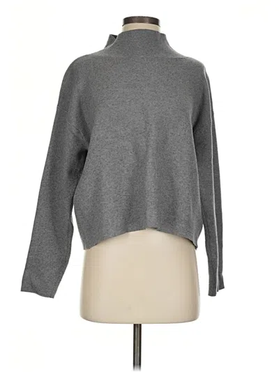 Pre-owned Quince Turtleneck Sweater In Gray
