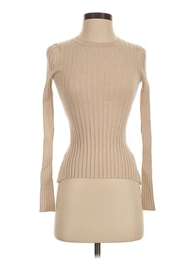 Pre-owned Quince Turtleneck Sweater In Tan