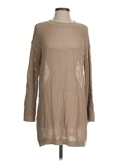 Pre-owned Quince Turtleneck Sweater In Tan