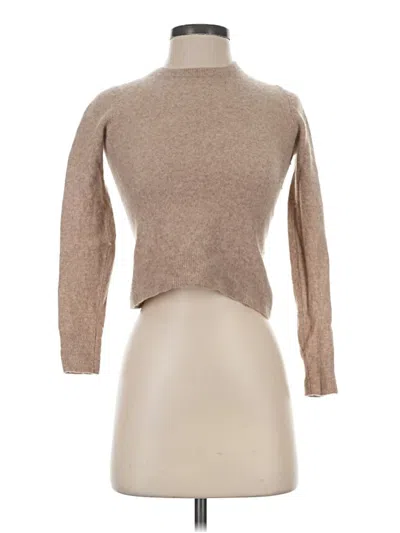 Pre-owned Quince Turtleneck Sweater In Tan