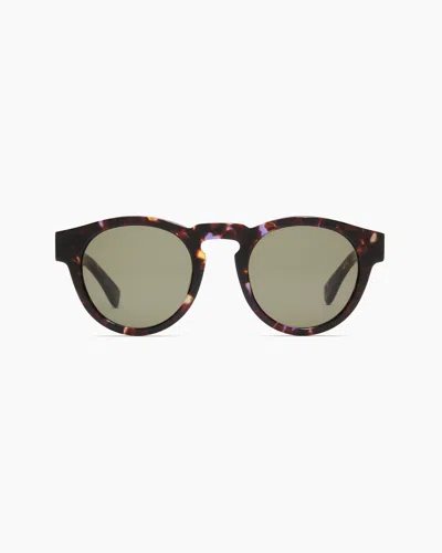 Quince Tuscon Polarized Acetate Sunglasses In Amethyst Tortoise With Grey Lens