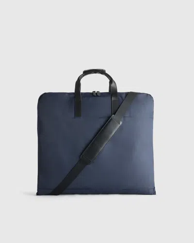 Quince Voyage Nylon Garment Bag In Blue