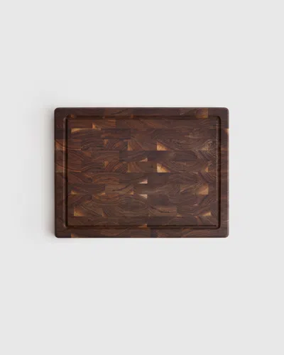 Quince Walnut End Grain Butcher Block With Juice Groove, Size Large ...