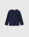 Quince Washable Cashmere Cardigan Sweater In Navy