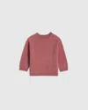 Quince Washable Cashmere Crewneck Sweater In Pink